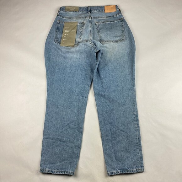 NWT Everlane Jeans Women's Size 30 The Curvy '90s Cheeky Blue - Picture 2 of 14